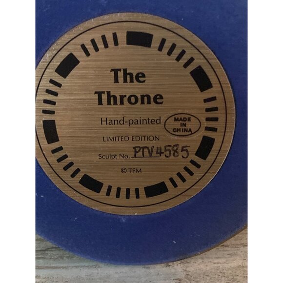 Franklin Mint “The Throne” Tutankhamun Egyptian Miniature w/ Glass Dome - Picture 14 of 14